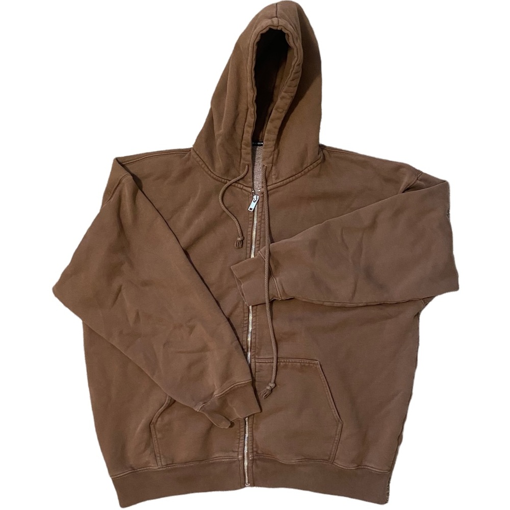 Brandy Melville Christy Hoodie in Brown (Oversized Fit)